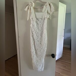 Petal & Pup White Lace Dress